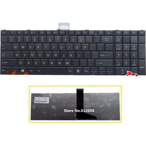 SSEA New US Keyboard For Toshiba Satellite C850 C850D C855 C855D C870 C870D C875 L875 L850 L850D L855 L870 L950 L950D L955 L955D