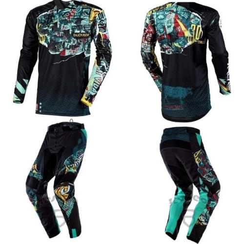 2021 off-road motorcycle set MX pants + clothes off-road vehicle off-road racing combination set