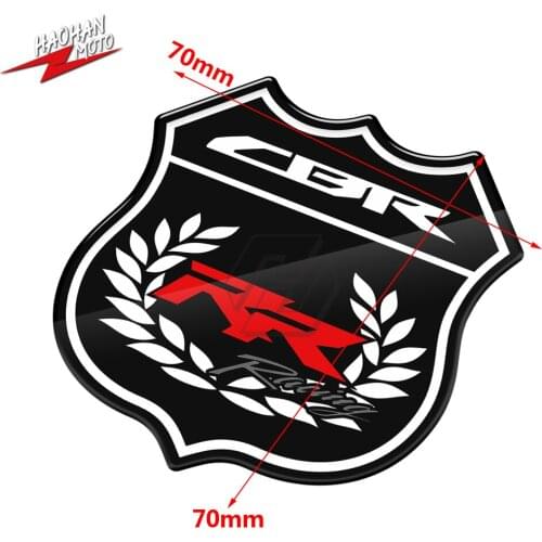 For Honda CBR Emblem CBR 150R 250R 300R 600F 600RR 900RR 1000RR 1100XX 3D Resin Motorcycle Sticker