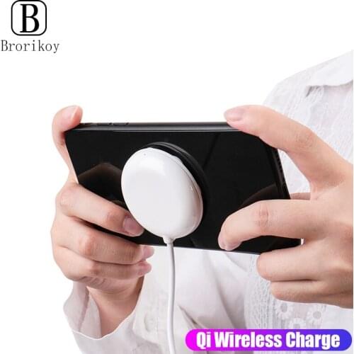 New Suction Cup Wireless Charger For iPhone X Xs Mobile Phone Android Wireless Fast Charging For Samsung Galaxy Note 8 S8 Note9