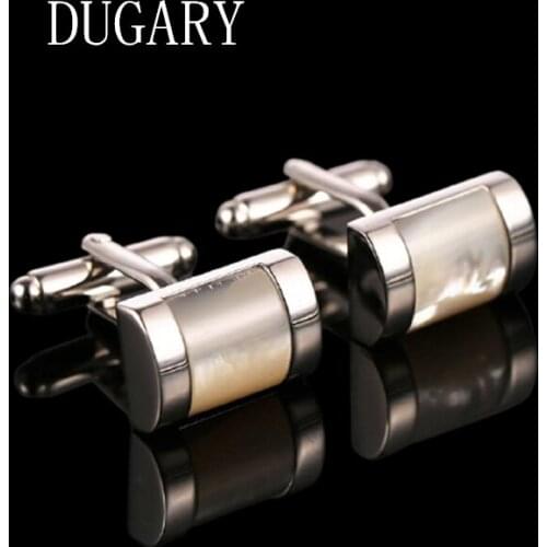 DUGARY Luxury shirt cufflinks for mens Brand cuff buttons cuff links High Quality Square wedding abotoaduras Jewelry gemelos
