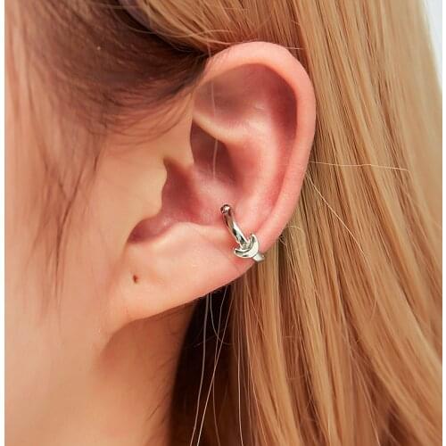 New European and American Trade Fashion Simple Personality Pierced Ear Cuffs Ear Clip Earrings Jewelry Factory Direct