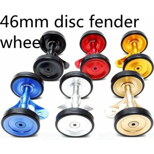 Folding Bicycle Fender Wheel Double 46mm Easy Wheel for Brompton Bike Fender