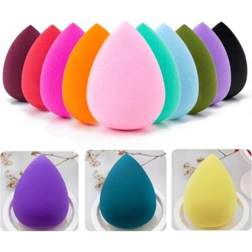 Wholesale 40x60mm Makeup Sponge Water Drop Shape Makeup Soft Foundation puff Concealer Flawless Mixed cosmetic makeup sponge