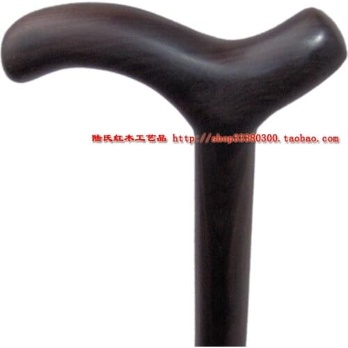 Authentic ebony ebony cane cane crutch / European violet warranty for ten years [Tan Lu rosewood]