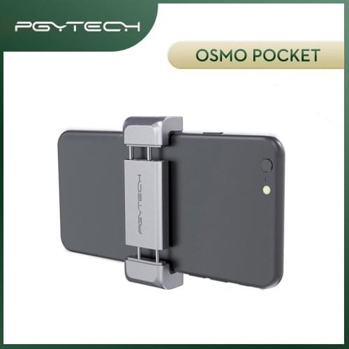 PGYTECH Universal Phone Holder Set Bracket Holder for DJI Osmo Pocket Handheld Gimbal Accessories Max Phone Wide Apply to 90mm