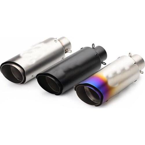 51/61mm Universal Moto Motorcycle exhaust escape moto for Ninja 200/300 Z750 Z800 ZX6R 10R R6 fried street exhaust pipe