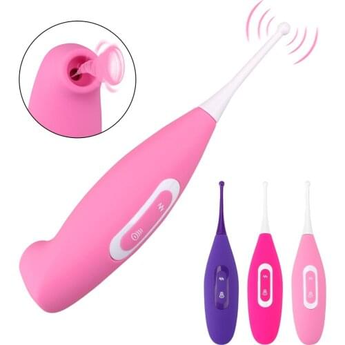 Tongue Vibrating Nipple Sucking Clitoris Stimulator 8 Speeds Female Masturbation Sex Toys for Women Clit Sucker Vibrator