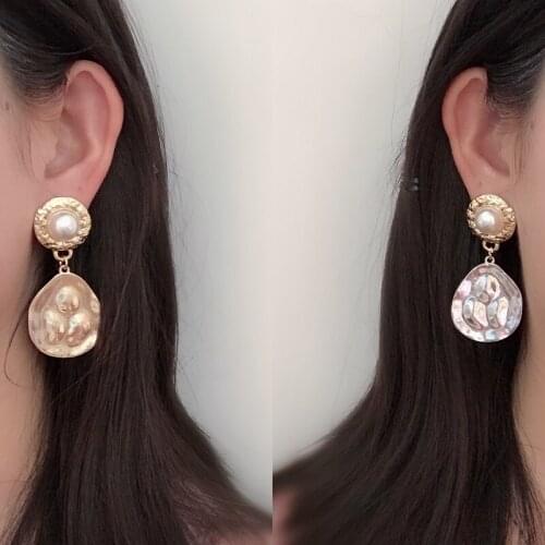 CE - 96 south Korean jewelry earring joker character fashion female temperament of thin face contracted the new
