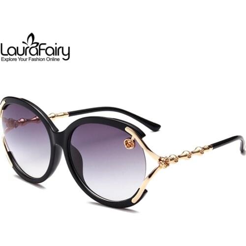 Laura Fairy Women Brand Designer Sunglasses Rose Bamboo Temple Design Sun Shade Glasses Eyewear lunette de soleil femme 12107