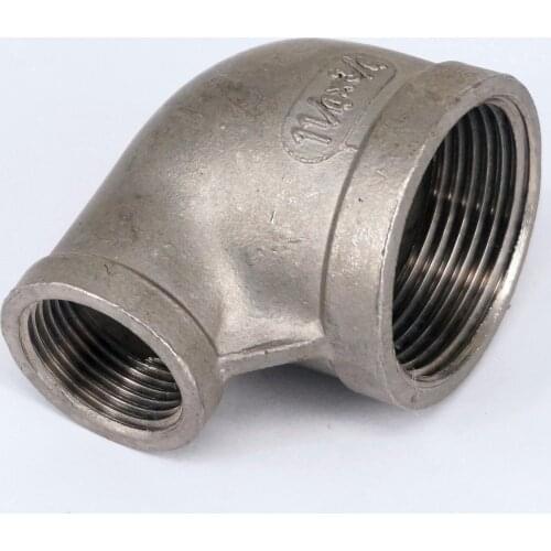 1-1/4" BSP To 3/4" BSP Female 304 Stainless Steel Reducing Elbow Connector Pipe Fitting water oil air 230 PSI