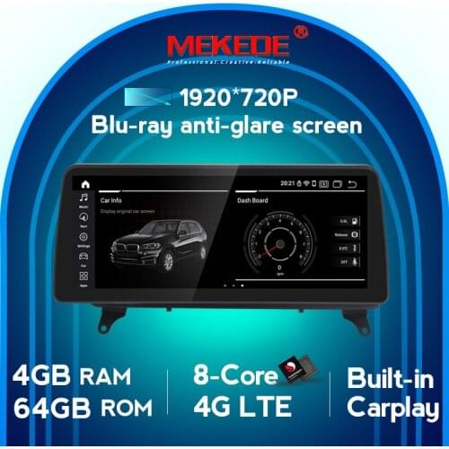 12.3inch!android10.0 car radio gps player for BMW X5 E70/X6 E71 (2007-2013) CCC/CIC with 1920X720 Blu-ray screen DSP carplay