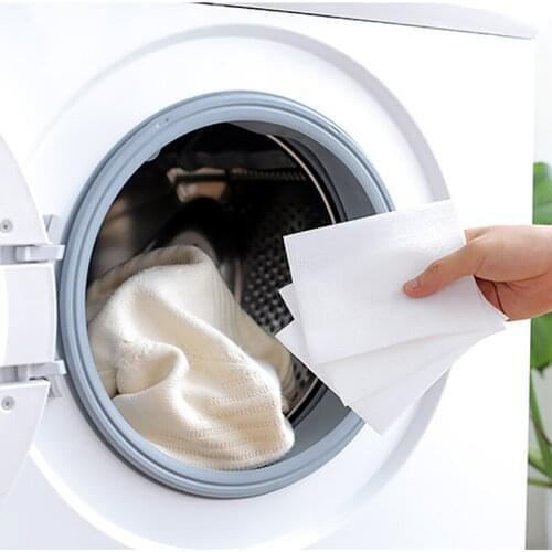 24Pcs/bag Washing Machine Anti-Dyeing Cloth Use Mixed Dyeing Proof Color Absorption Sheet Laundry Papers Color Grabber Cloth