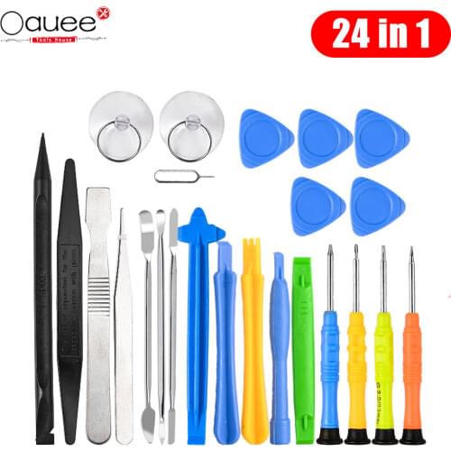 24 in 1 Mobile Phone Repair Tools Opening Screwdriver Set for iPhone iPad Laptop Computer Disassemble Hand Tool Kit Opening Tool