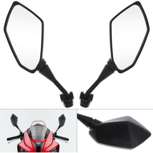 2pcs Modified Plated Stylish Universal Motorcycle Rearview Mirror Side Mirrors for Honda Hyosung Kawasaki