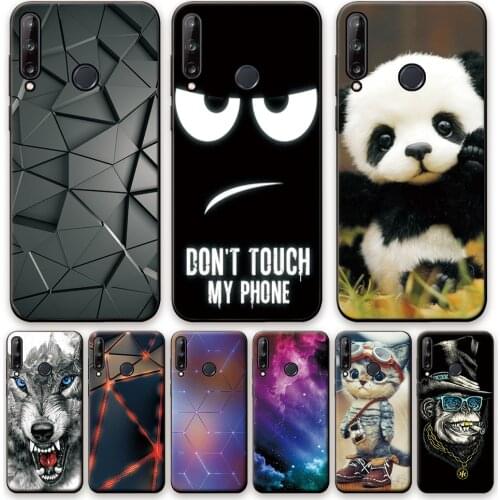 For Huawei P30 Lite Case For Huawei P30 Lite Soft Silicone Cute Back Cover For Huawei P30 Lite Phone Cases Black TPU Bumper 6.15