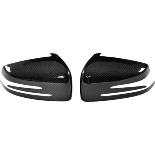 Carbon Fiber Rearview Mirror Cover SMD Car Mirror Case for Mercedes-Benz W212 10-15