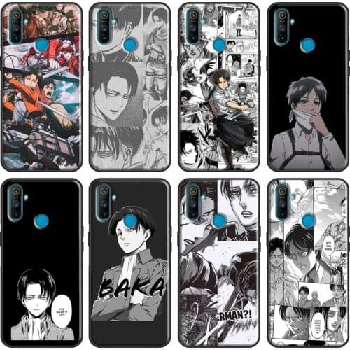 Attack on Titan Levi Ackerman Soft For OPPO Realme 7 Pro 6 X7 X50 C11 C3 GT Case For OnePlus Nord 8T 7T 8 Pro Phone Cover