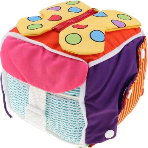 Baby Five Motor Skill basic Training Toys with Zipper Button Buckle Learning Early Develop Game for Kids 1 Years Old Up