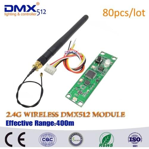 DHL Free Shipping 2.4G wireless dmx512 transmitter receiver , signal stability led dmx controller disco lights dmx,Best price