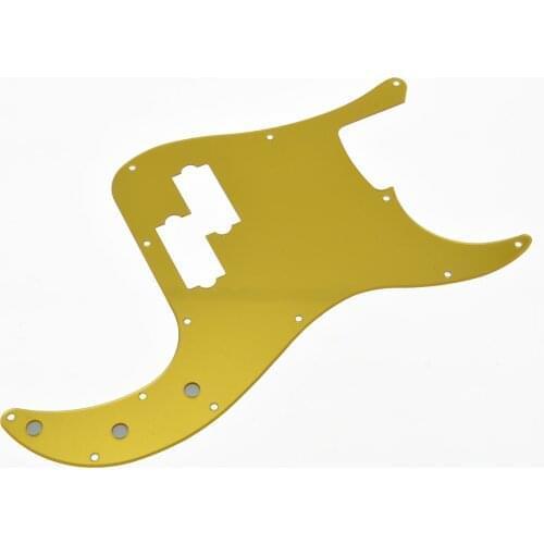 KAISH Gold Mirror P Bass Pickguard PB Scratch Plate Fits USA Precision Bass Guitar