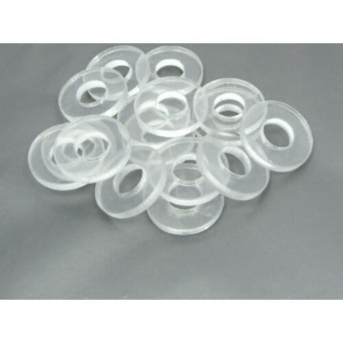 M3*13mm*0.9mm Soft Transparent Plastic Nylon Insulation Flat Washer 1000pcs/lot
