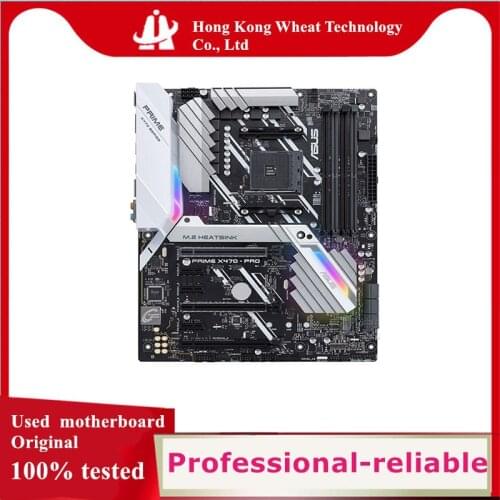 For ASUS PRIME X470-PRO Motherboard Socket AM4 DDR4 For AMD X470 Original Desktop Mainboard Used Mainboard