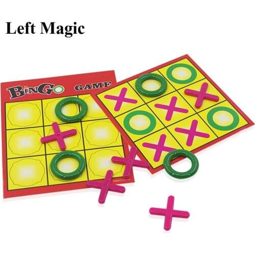 Mini Tic Tac Toe Pro By Bond Lee - Magic Tricks Card Magic Props Mentalism Magic Close Up Street Magic Tool Toys Comedy