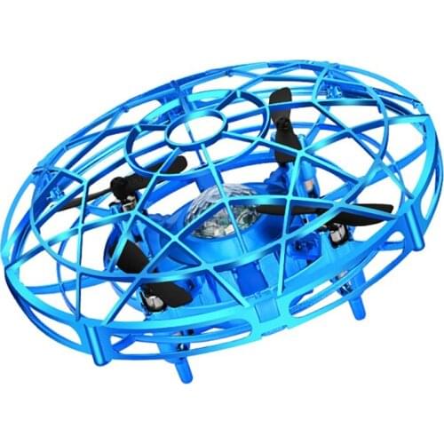 Mini UFO Drone Hand-Sensing Aircraft Kids Flying Aircraft RC Helicopter Toy 360 Degree Flip & Rotation Toys TXD-3S