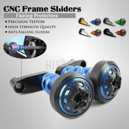 Motorcycle Carved Falling Protection Frame Slider Fairing Guard Crash Pad Protector For YAMAHA YZF R3 YZF-R3