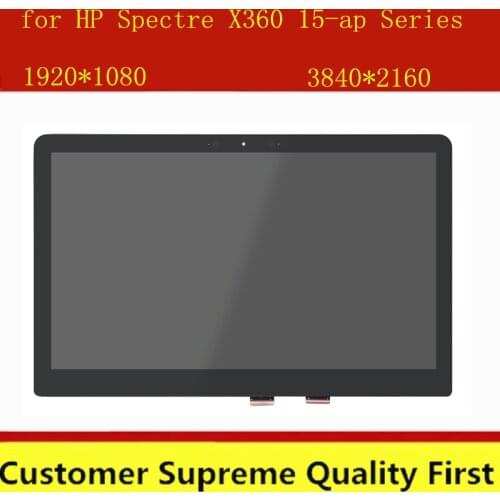 LCD Touch Replacement For HP Spectre x360 15 AP 15-AP 15.6" LCD Display Digitizer Assembly 15 -AP 15-AP011DX 1920X1080