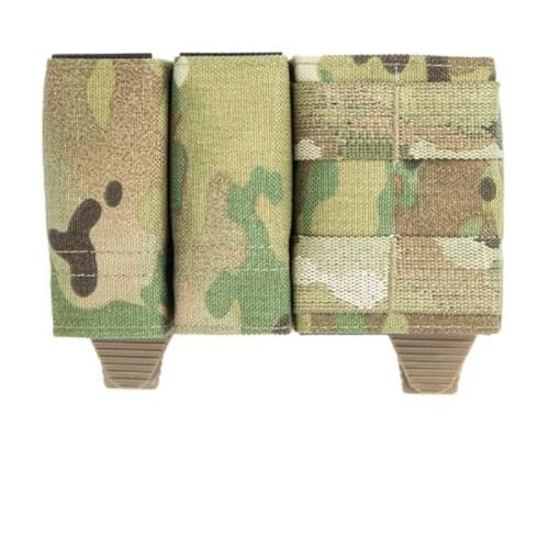 Tactical Vest 1+2 Triple Magazine Pouch 5.56 System Magazine Ammo Clip Bags Holder Pocket