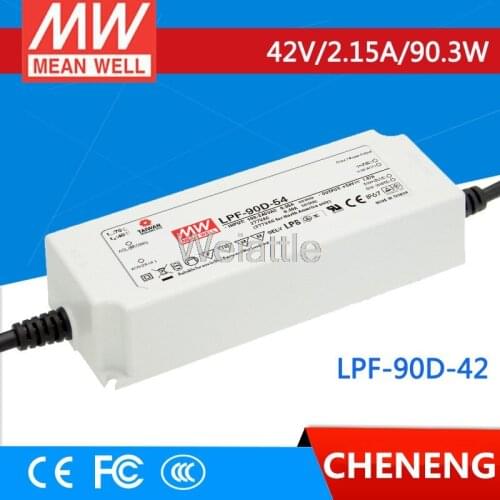 MEAN WELL original LPF-90D-42 42V 2.15A meanwell LPF-90D 42V 90.3W Single Output LED Switching Power Supply