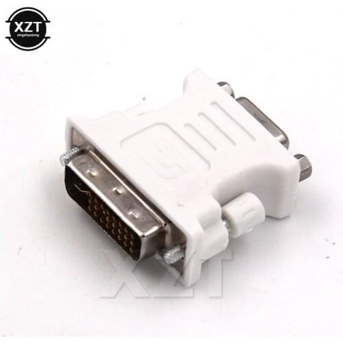 Hot sale DVI-I 24+5 Pin VGA Male to DVI Female Video Converter Adapter for PC laptop high quality New arrival
