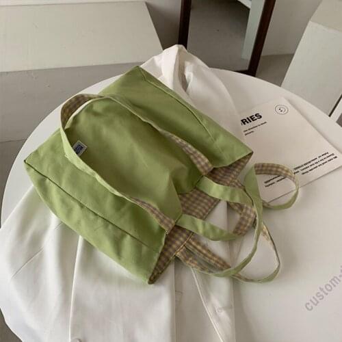High Capacity Canvas Handbags Purses Women Shoulder Bags 2021 New Ladies Big Casual Totes Shopping Bags Travel