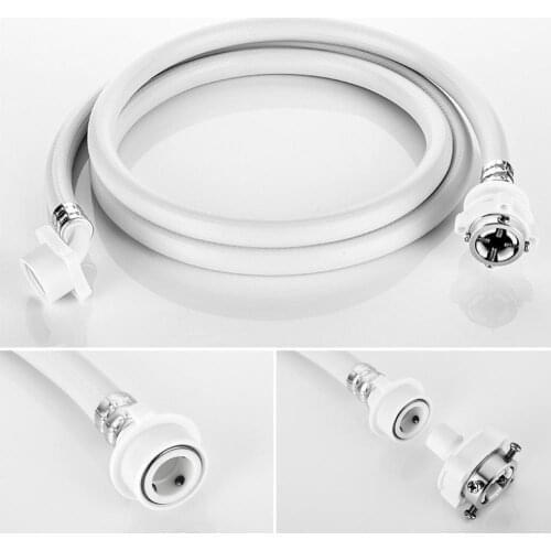 PVC Washing Machine Water Hose Durable White Inlet Pipe Thickening Explosion-proof Drain Hose Outlet Water Pipe