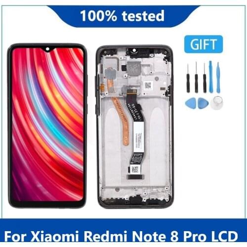 6.53" Original Display For Xiaomi Redmi Note 8 Pro LCD Display Screen+Touch Screen Digitizer For Redmi Note8 Pro Note8Pro LCD