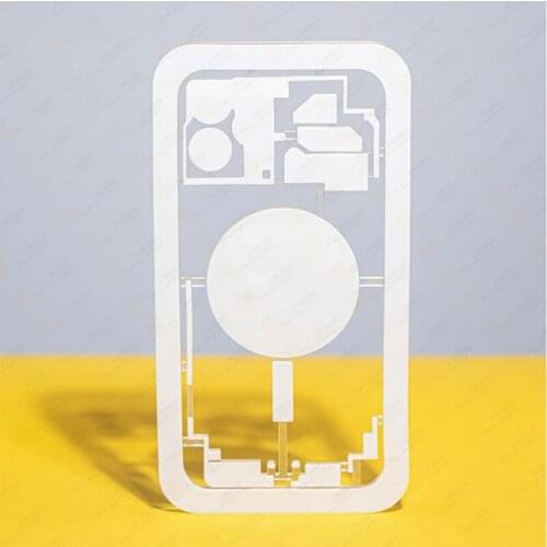 13PCS Set M-Triangel Physical Drawing Guard Mold Protection for iPhone Back Glass Removal with Laser Machines