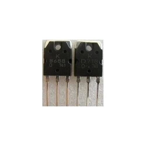 2pair 2SD718 2SB688 Transistor (2 x D718 + 2 x B688) Best quality