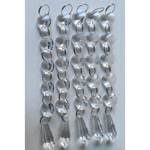 50PCS/LOT,150MM Clear crystal Strands for chandelier hanging parts,lighting suncatcher pendants decoration free shipping