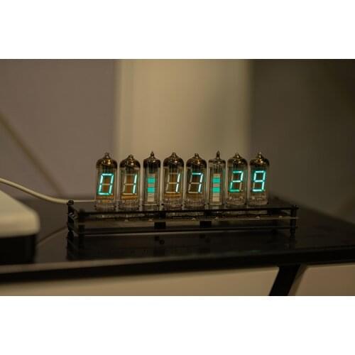 8Bit 6Bit VFD Clock Retro Fluorescent Tube Glow Clock Motherboard Core Board Control Panel IV11VFD Digital Clock Without IV11
