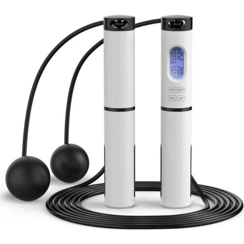 Cordless Jump Rope Smart Electronic Digital Wireless Skip Rope With LED Screen Calorie Lose Weight Fitness Body Jumping Rope