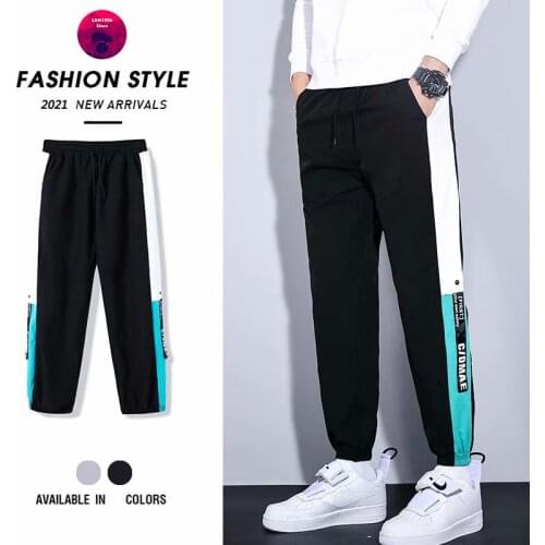 New Mens Pants Japan Fashion Harajuku Streetwear Jogger Pants Men Casual Men Clothing Elastic Waist Cargo Pants Men Trousers