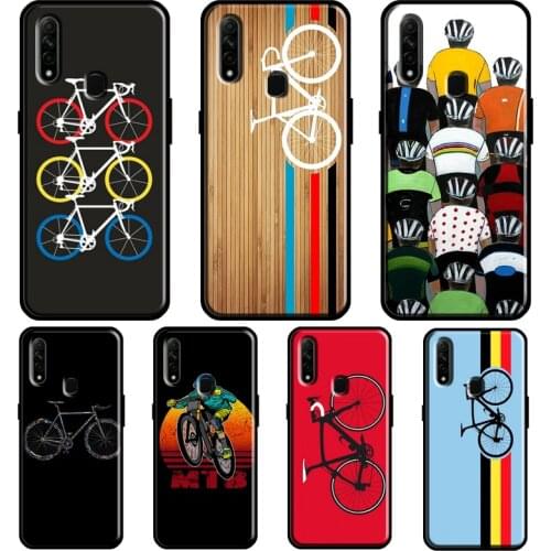 Mountain Bike Cycling art Case For OPPO A53 A31 2020 A5 A9 A15 A52 A72 A92 A1K A83 A91 A5S Find X3 Pro Reno 2Z Cover