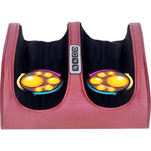 Electric Foot Massager Roller Infrared Heating Massage massager for Back Foot Infrared With Heating Shiatsu Kneading Dropship