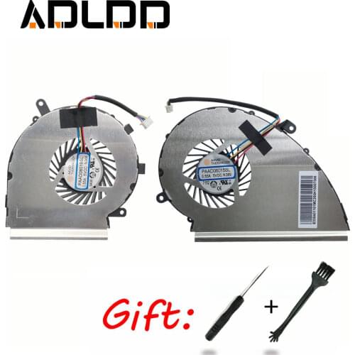 New Cooler Fan For Msi GE72VR GP72VR GL72VR MS-179B Cpu & GPU Cooling Fan AAVID PAAD06015SL N366 N372 N389
