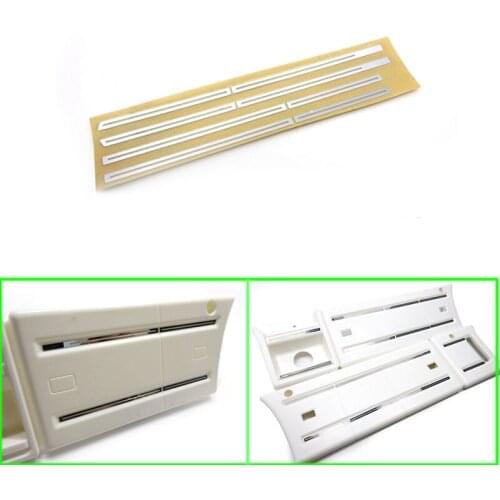 Metal Side Skirts Decorative Stickers for 1/14 Tamiya RC Truck Trailer Tipper Scania 470 620 Car Diy Parts