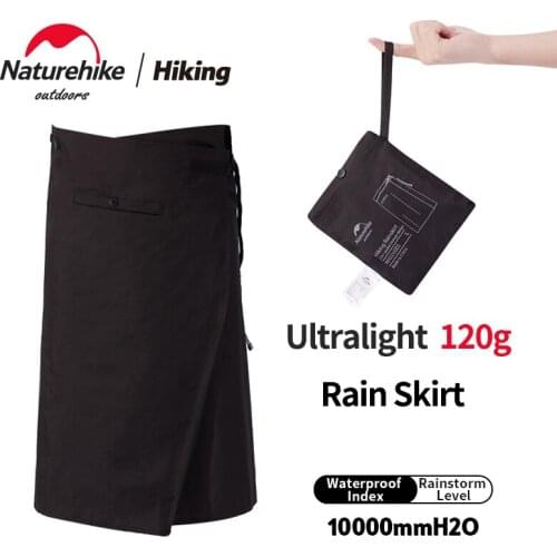 Naturehike Woman/Man Ultralight Rain Skirt 120g Outdoor Fashion Clothes Accessories Hiking Camp Nylon Apron Windproof Waterproof