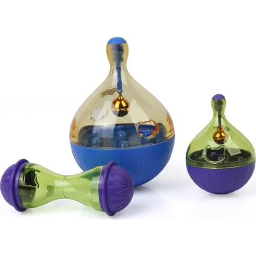 Pet Dog Feeder Toy Tumbler Leaking Food Ball Treat Dispenser Interactive Snack Feeding Ball IQ Trainer For Dogs Cats Supplies