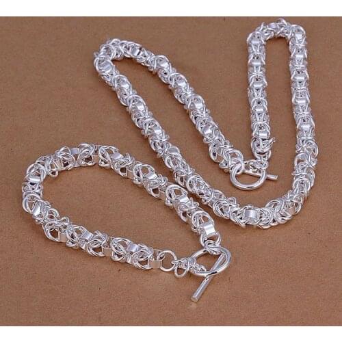 S049 925 Hot Selling Silver Color Jewelry Sets For Women Fashion Jewelry Set Dragon Head To /aiuajaba Aumajlta